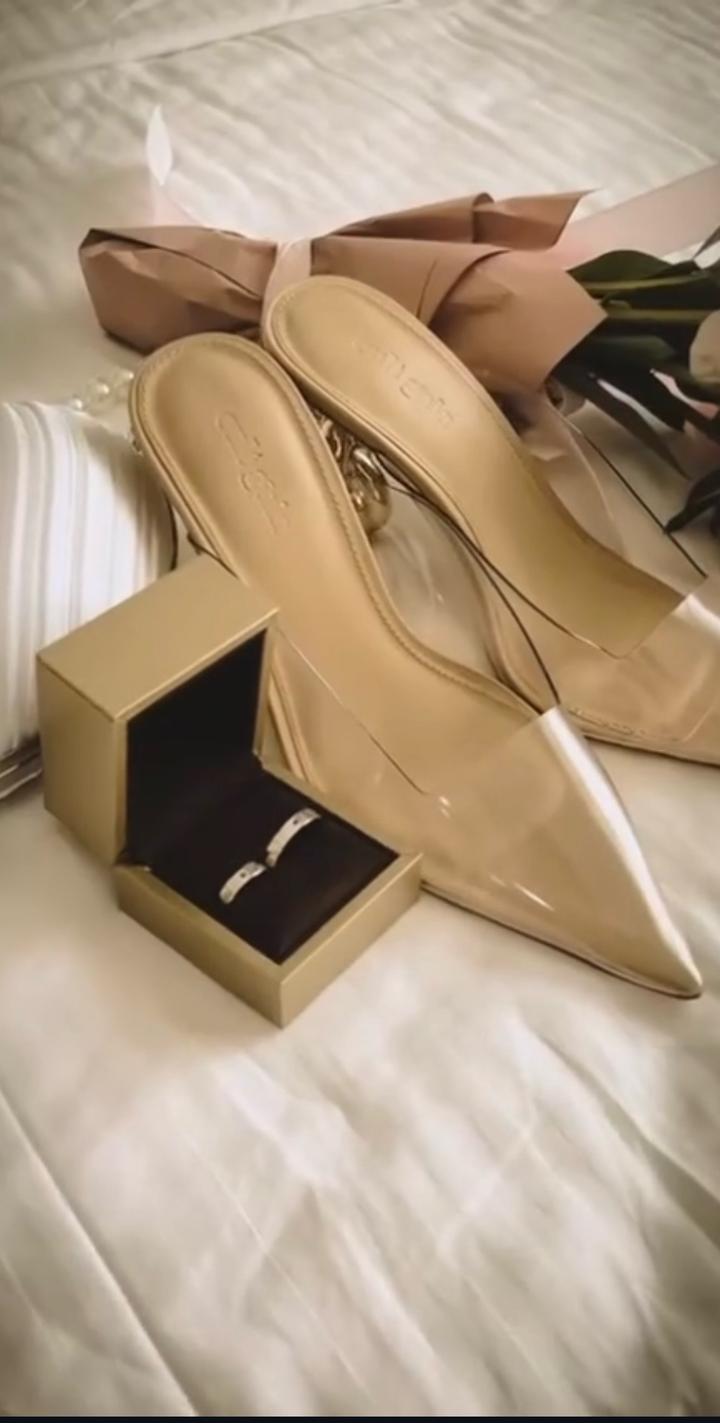 CULT GAIA мюли Carmen, прозрачный, золотой