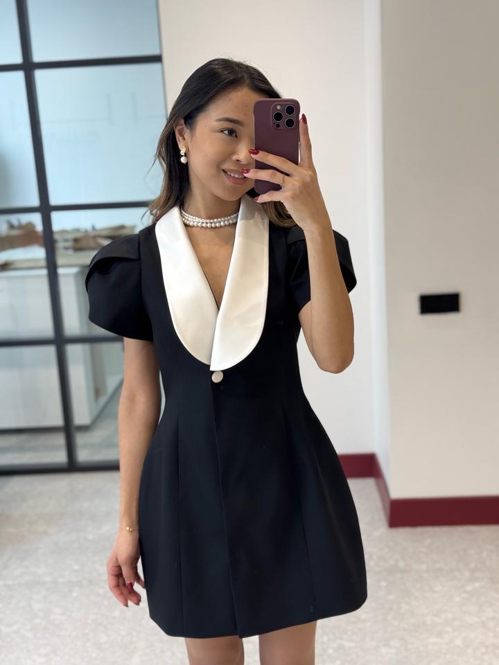 Черное платье пиджак