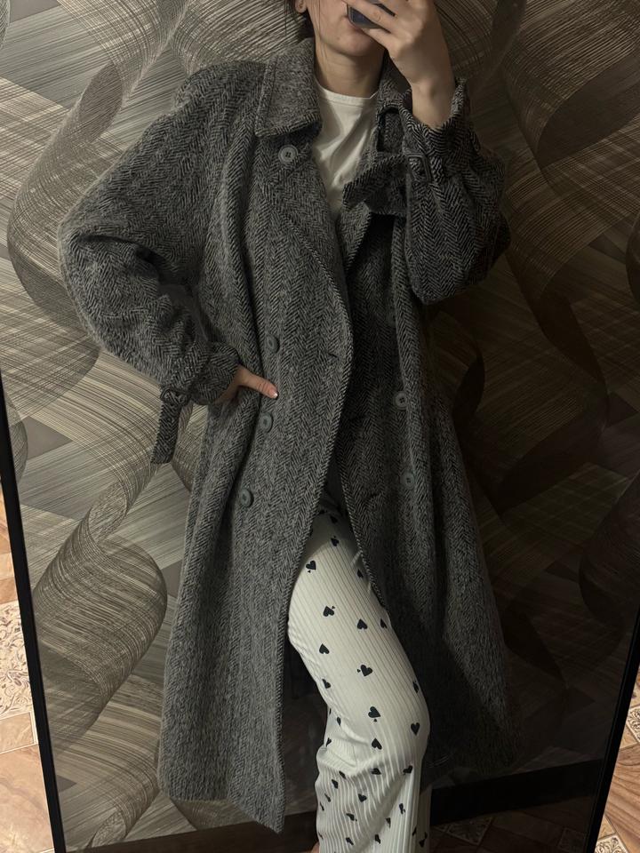 Пальто из альпаки и овечьей шерсти