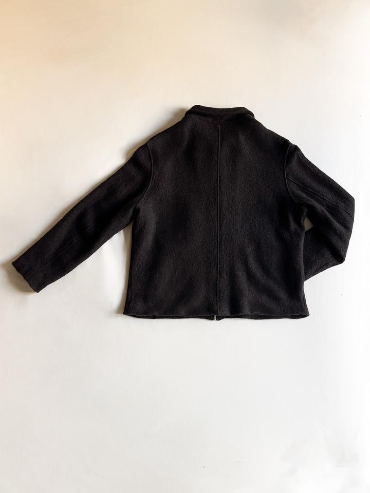 Черная куртка пальто H&M