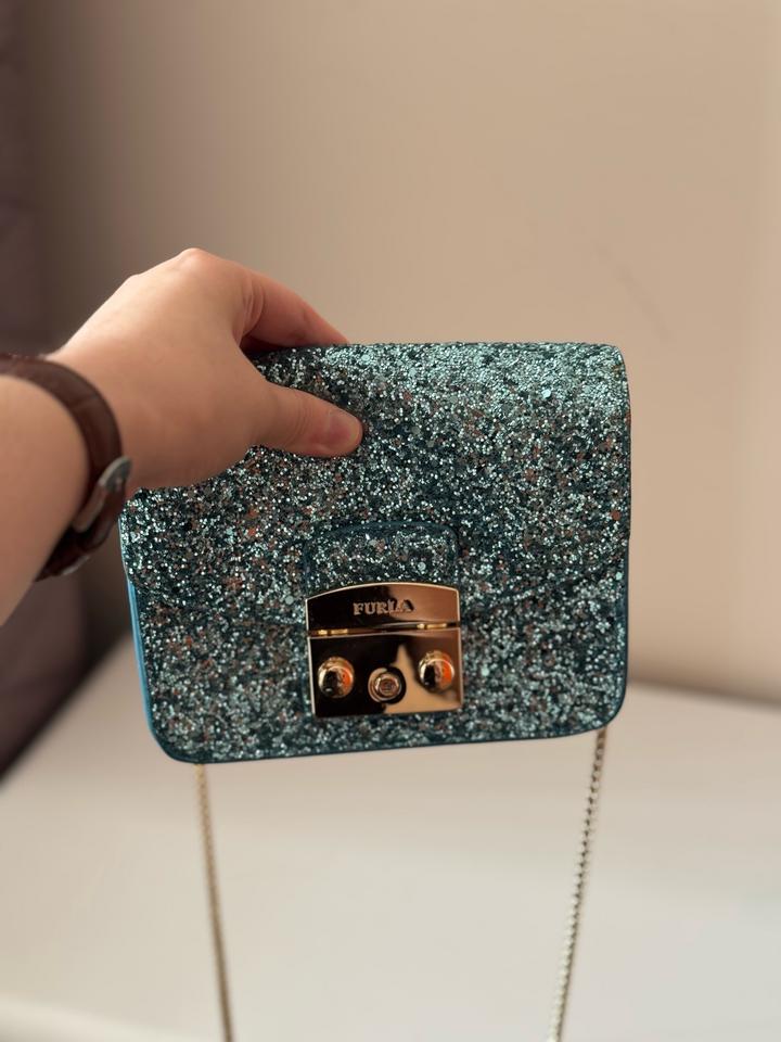 Furla Glitter Metropolis Cross Body Bag