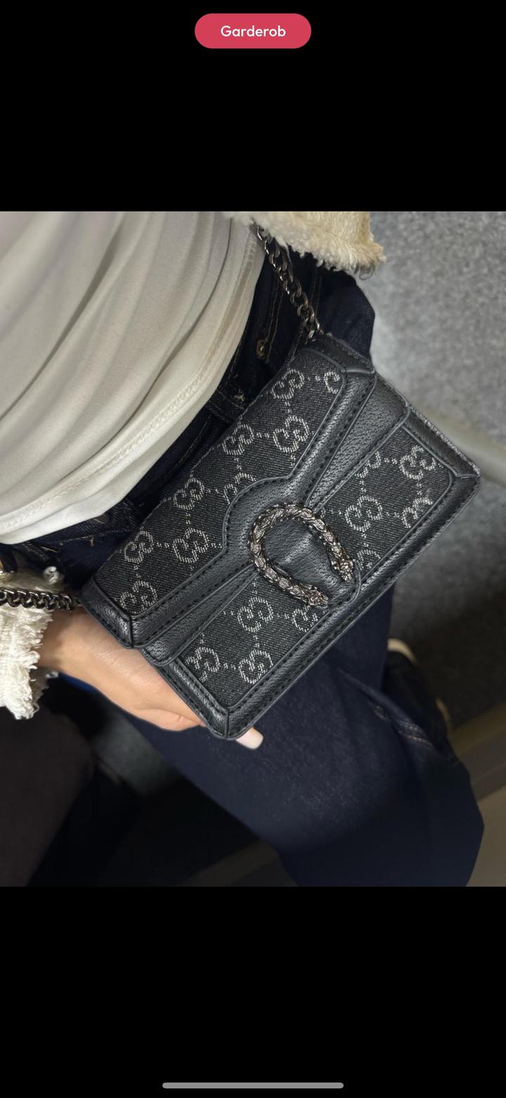 черная сумка gucci