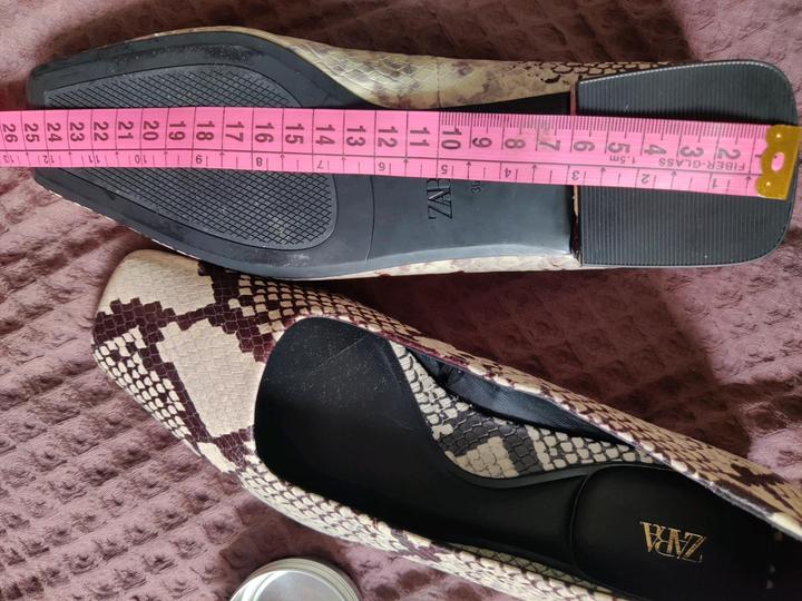 КОЖАНЫЕ БАЛЕТКИ ЗМЕИНЫЙ УЗОР