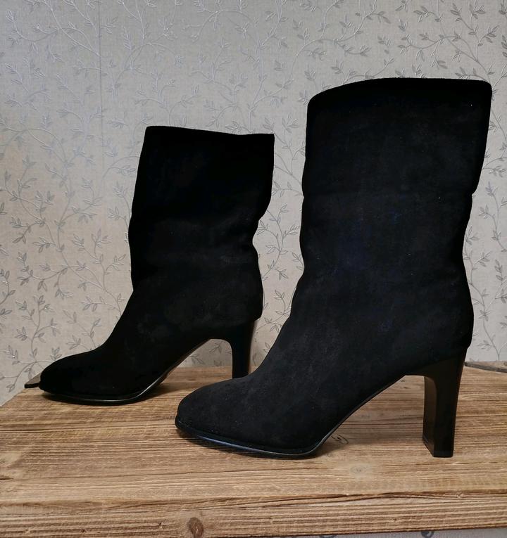 Сапоги женские, замша нат., р.37.5