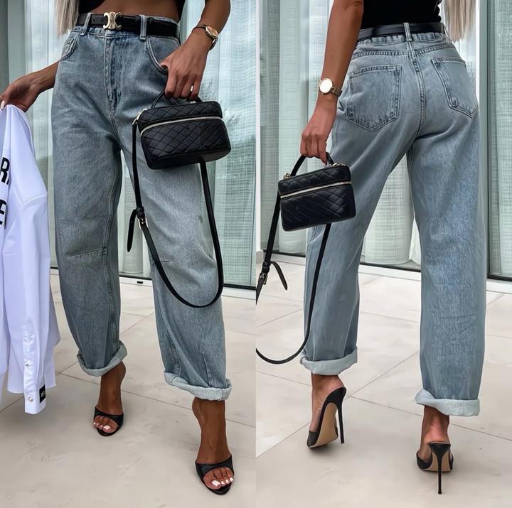 Джинсы труба