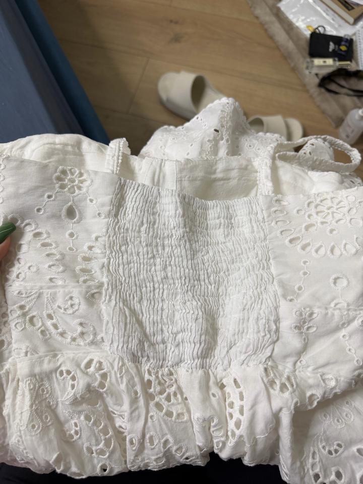 Белое платье Zara