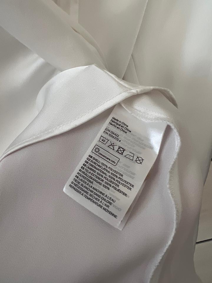 белая рубашка H&M