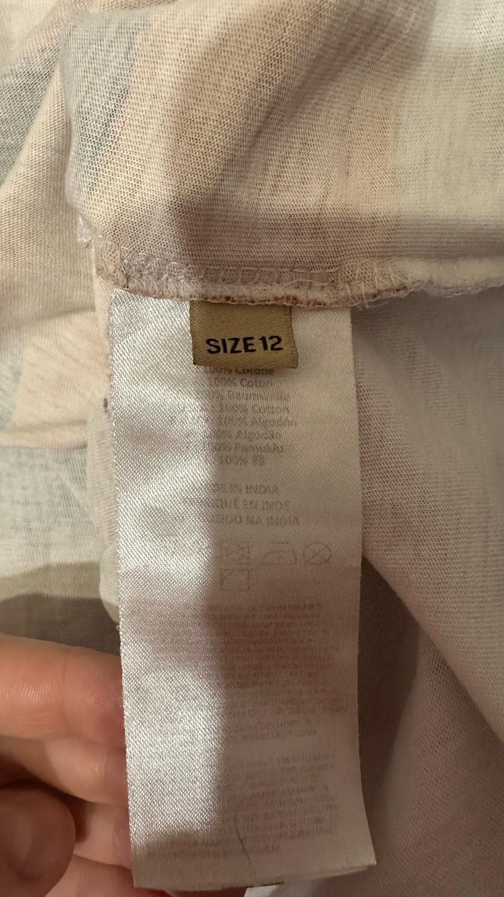 Винтажная футболка John Galliano с эффектным дизайнерским принтом