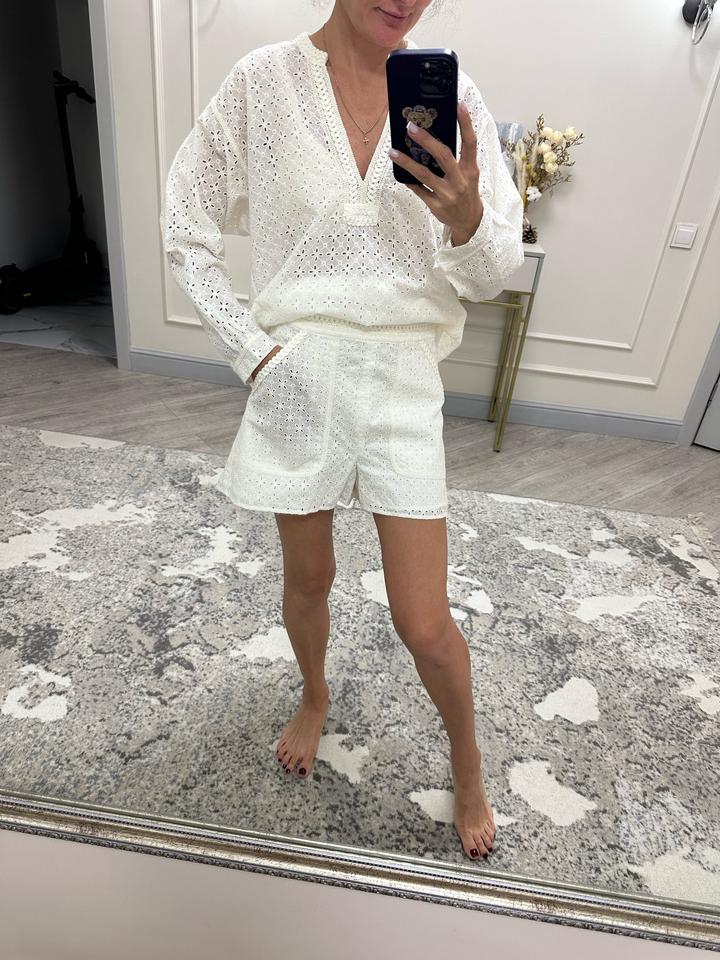 Костюм Zara с вышивкой