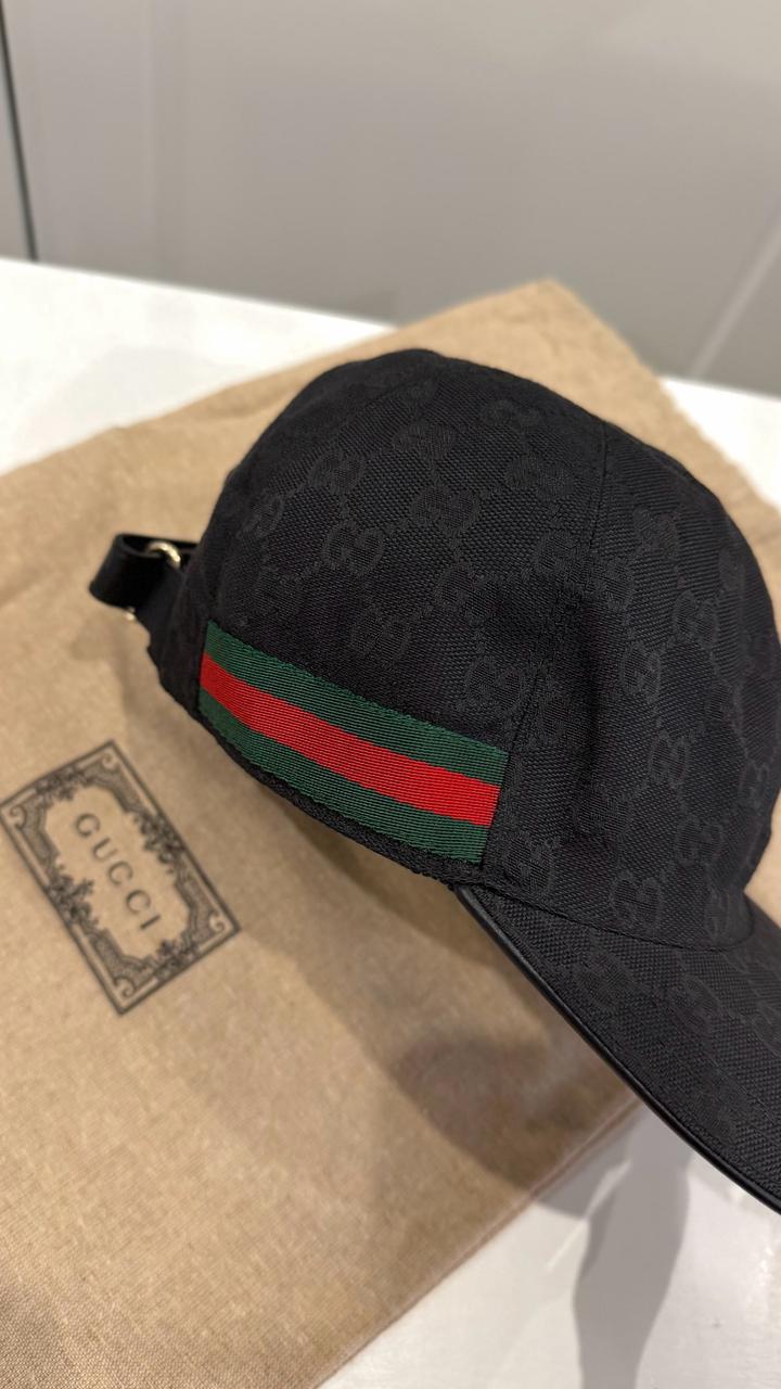 Чёрная кепка Gucci GG baseball