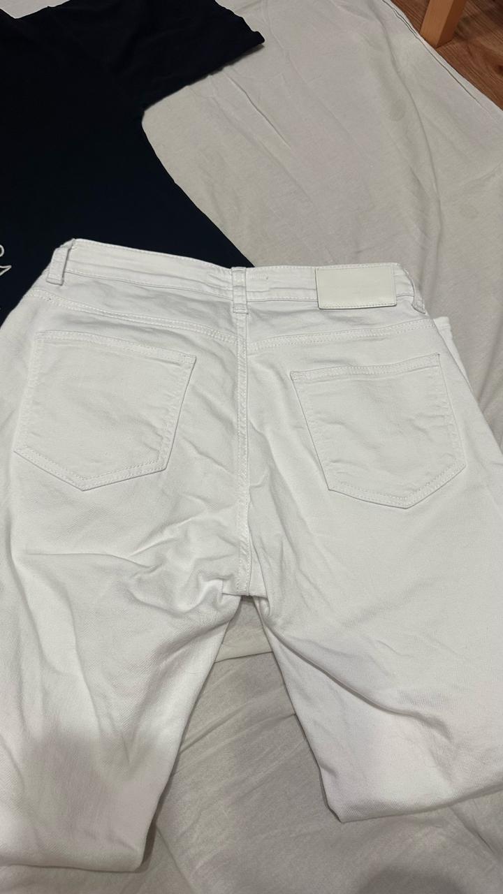 Джинсы Balenciaga в белом цвете