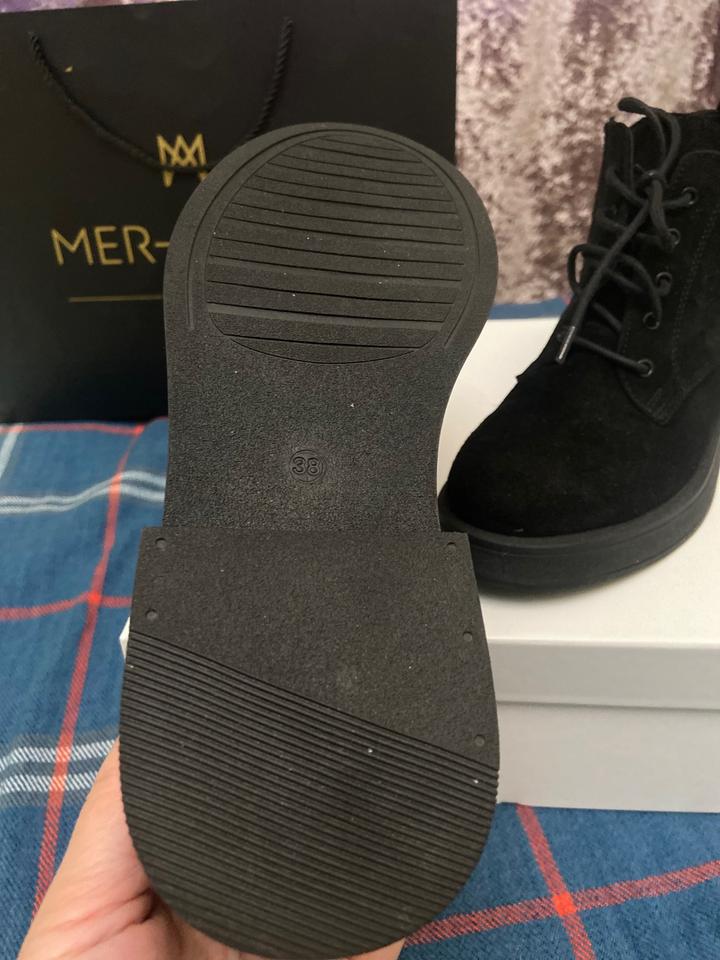 Женские демисезонные Ботинки, натуральная замша, производство Турция