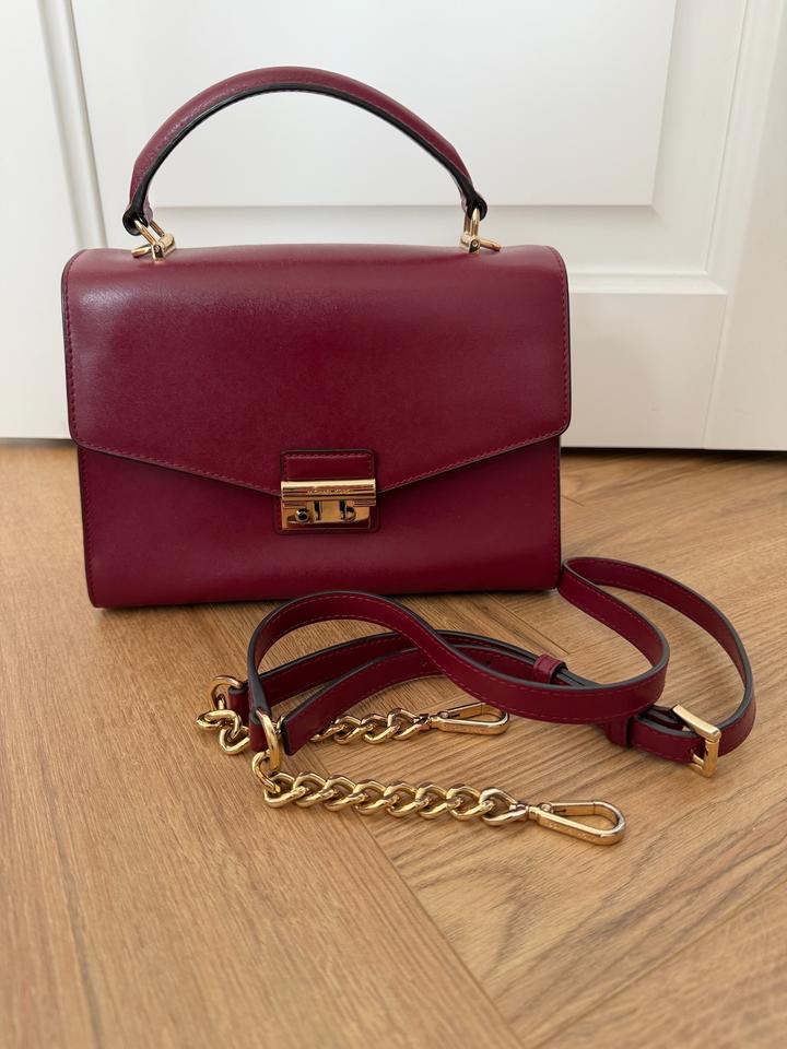 Сумка бордовая Michael kors