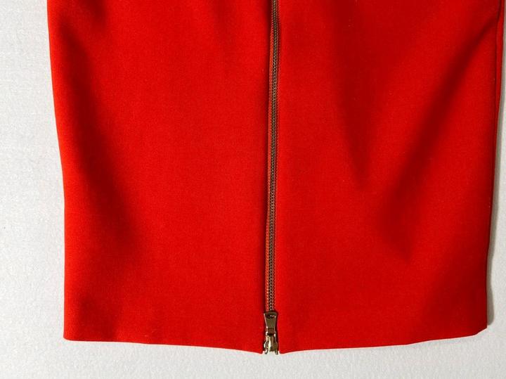 Юбка River Island Англия р 44 красная карандаш футляр с замком сзади