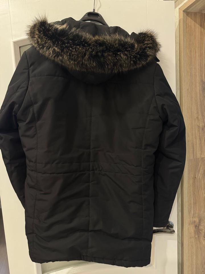 Мужская куртка утеплитель мех енота