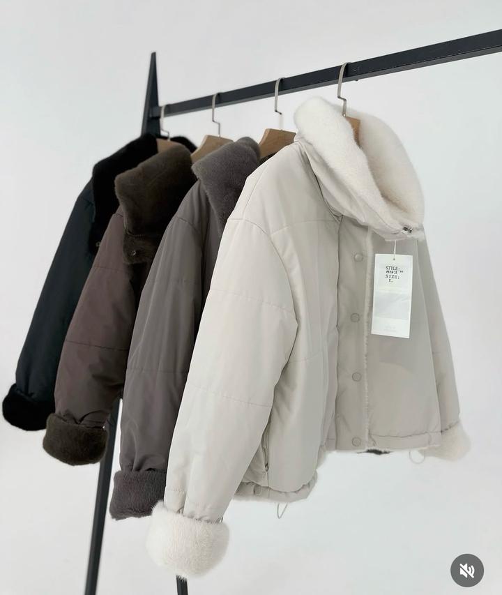 Двухсторонняя куртка -шубка