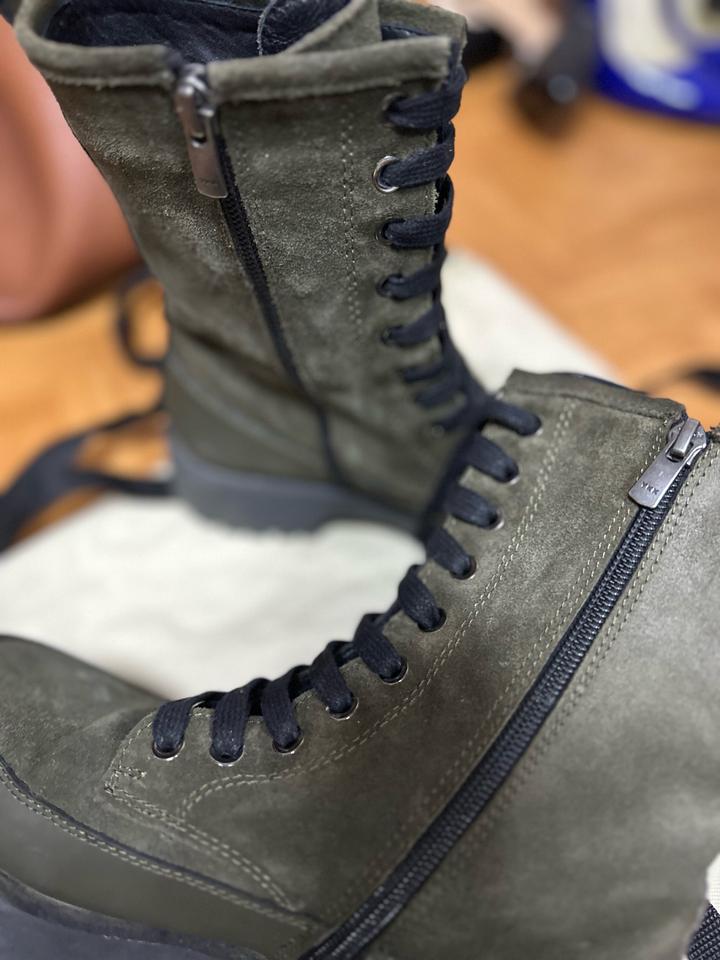 Ботинки в стиле милитари