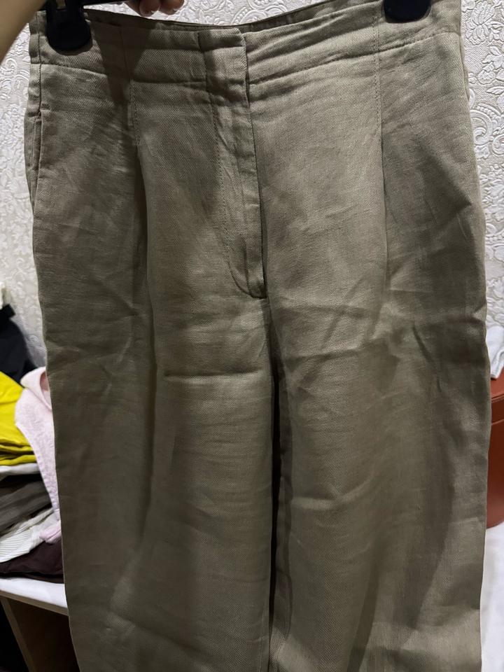 Брюки из льна от Massimo dutti