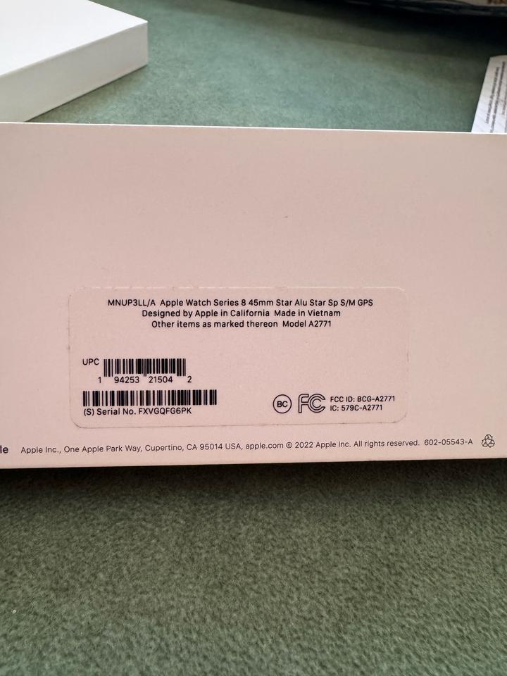 Apple Watch serius 8 45 mm