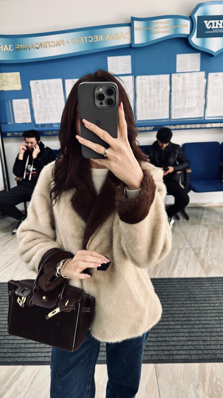 Эко шуба / искусственный мех / стильная / тёплая