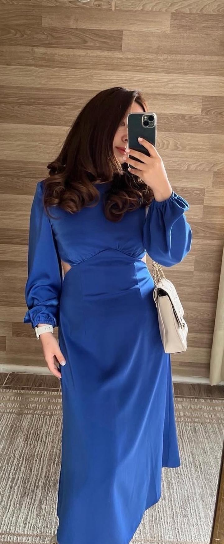 Синее платье Lichi