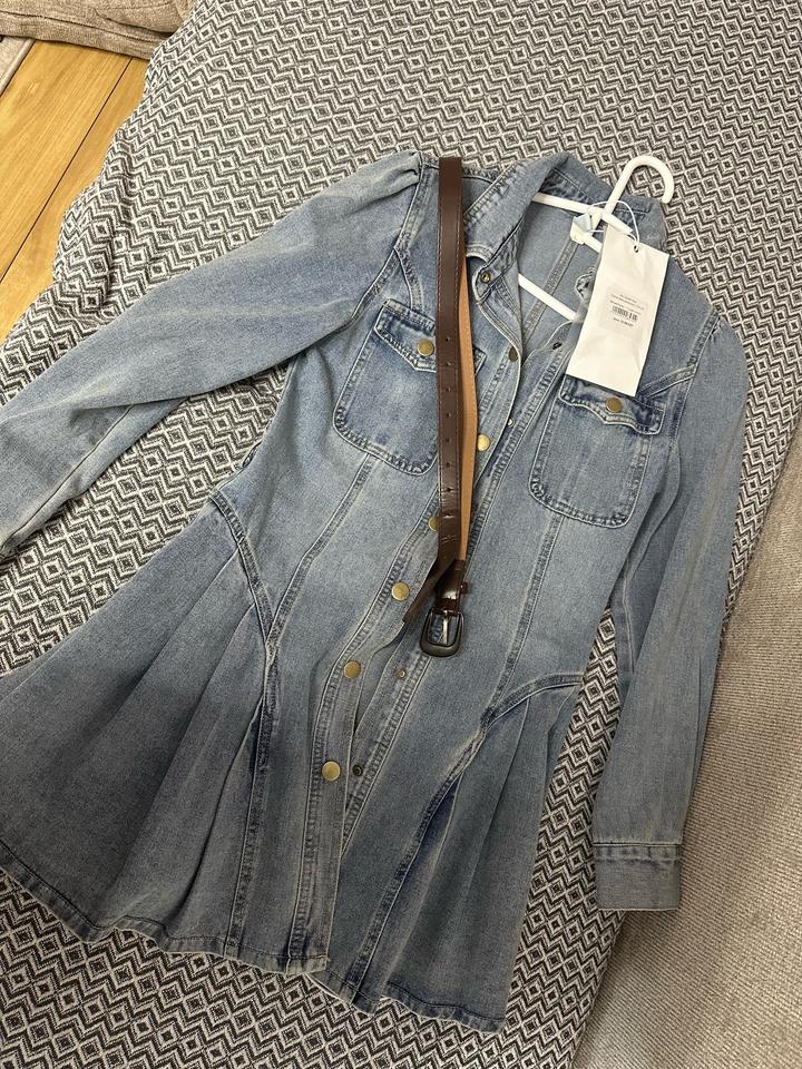 Джинсовое платье.