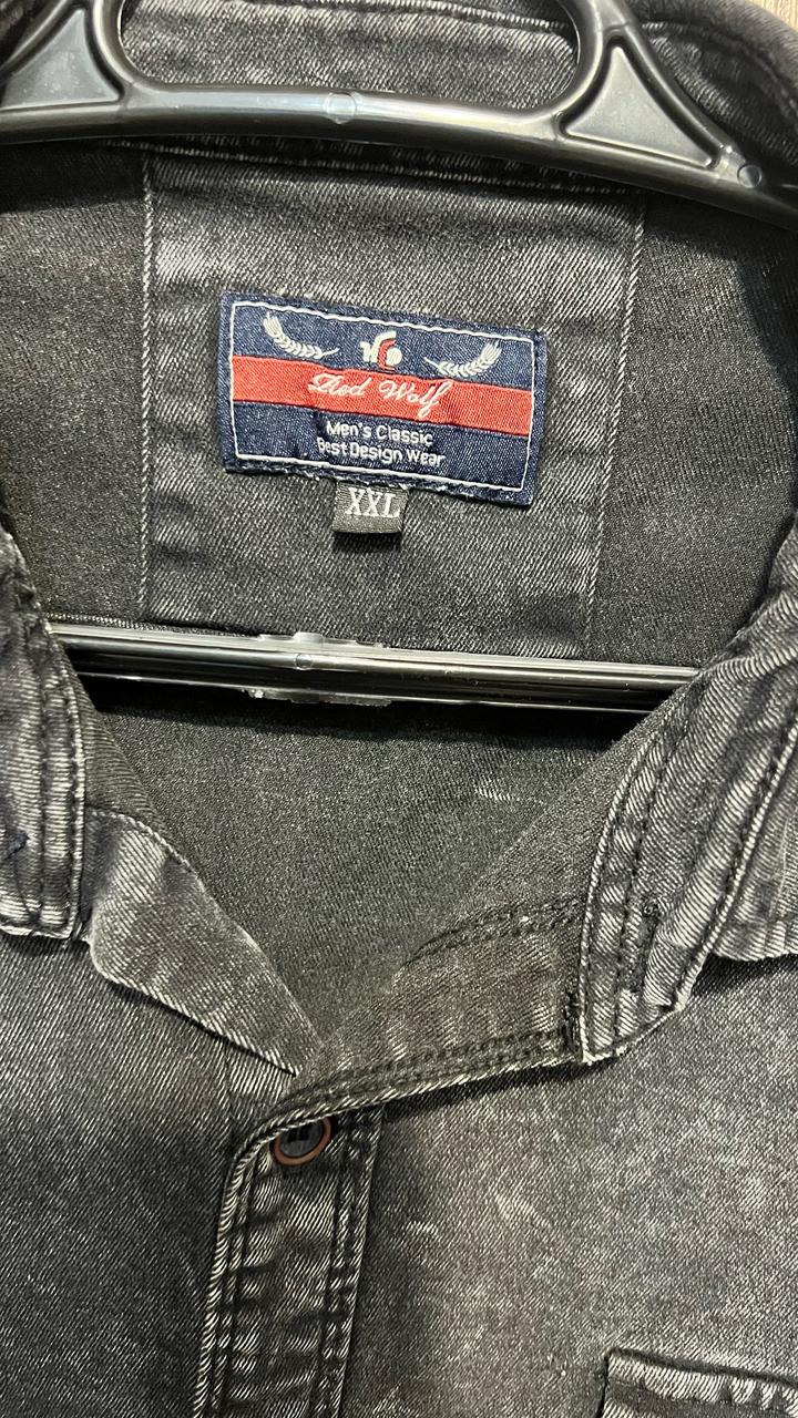 Джинсовая рубашка