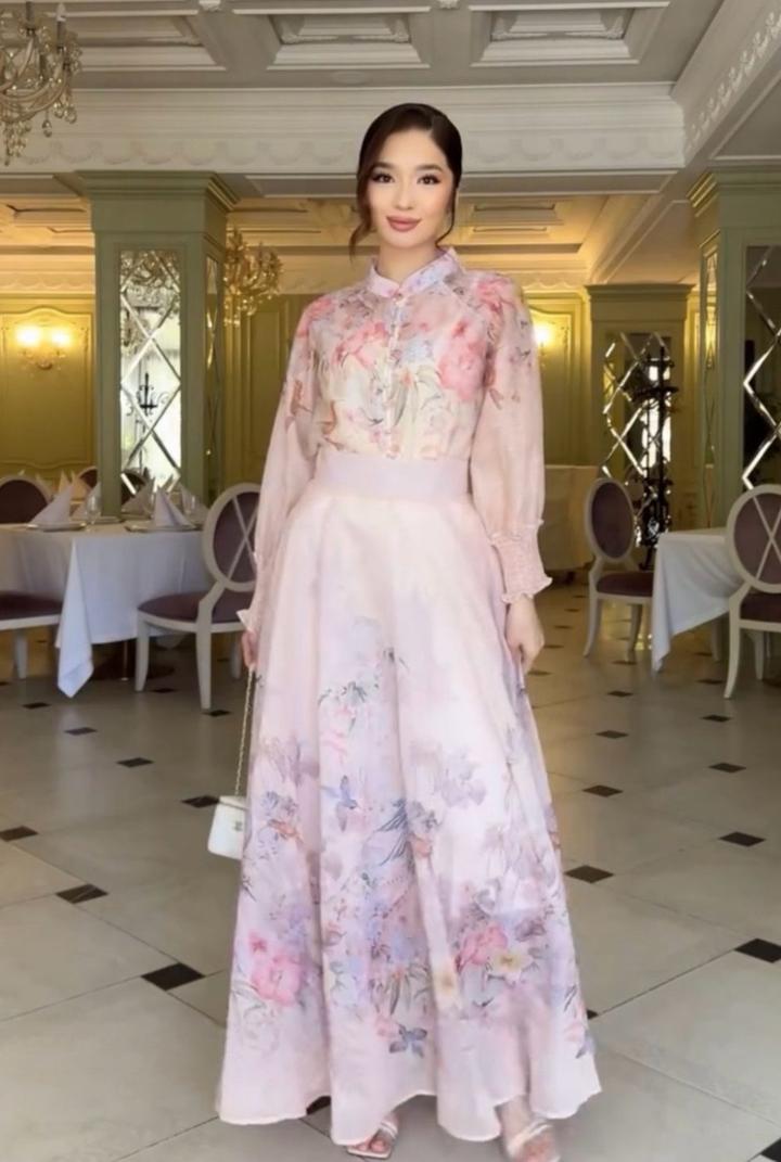 тройка: блузка с майкой и длинная юбка 💕