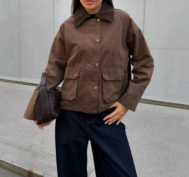 Трендовая демисезонная куртка рабочего