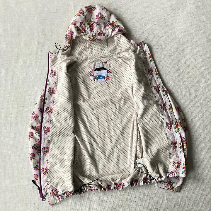 Columbia flower windbreaker