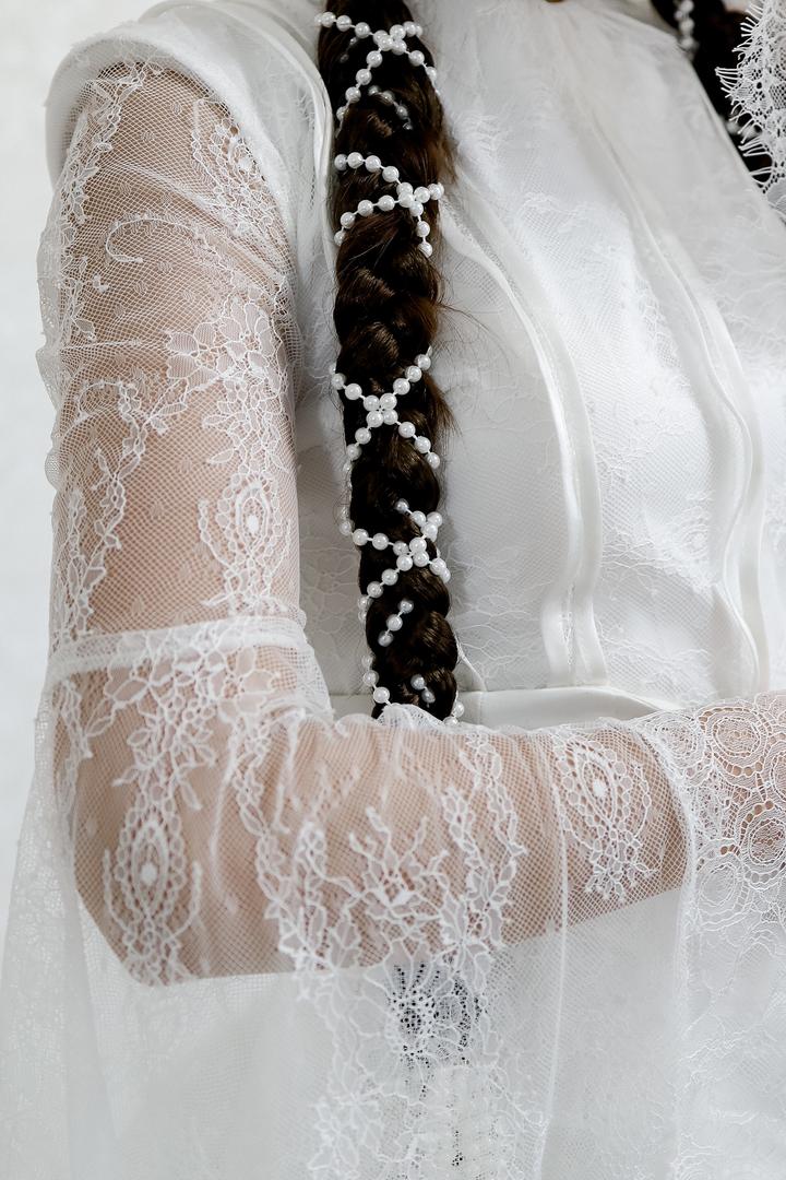 Белое платье кружево