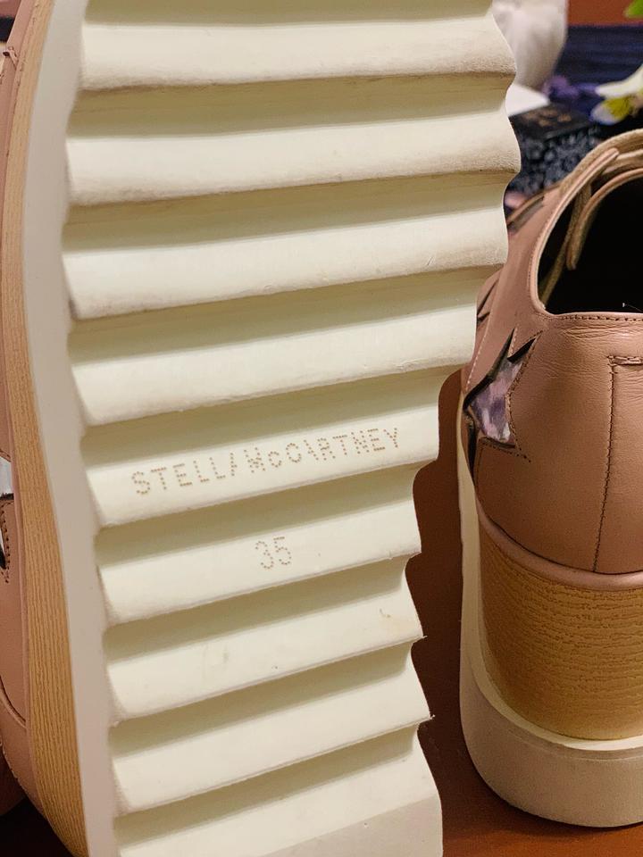 Броги из нежной розовой кожи