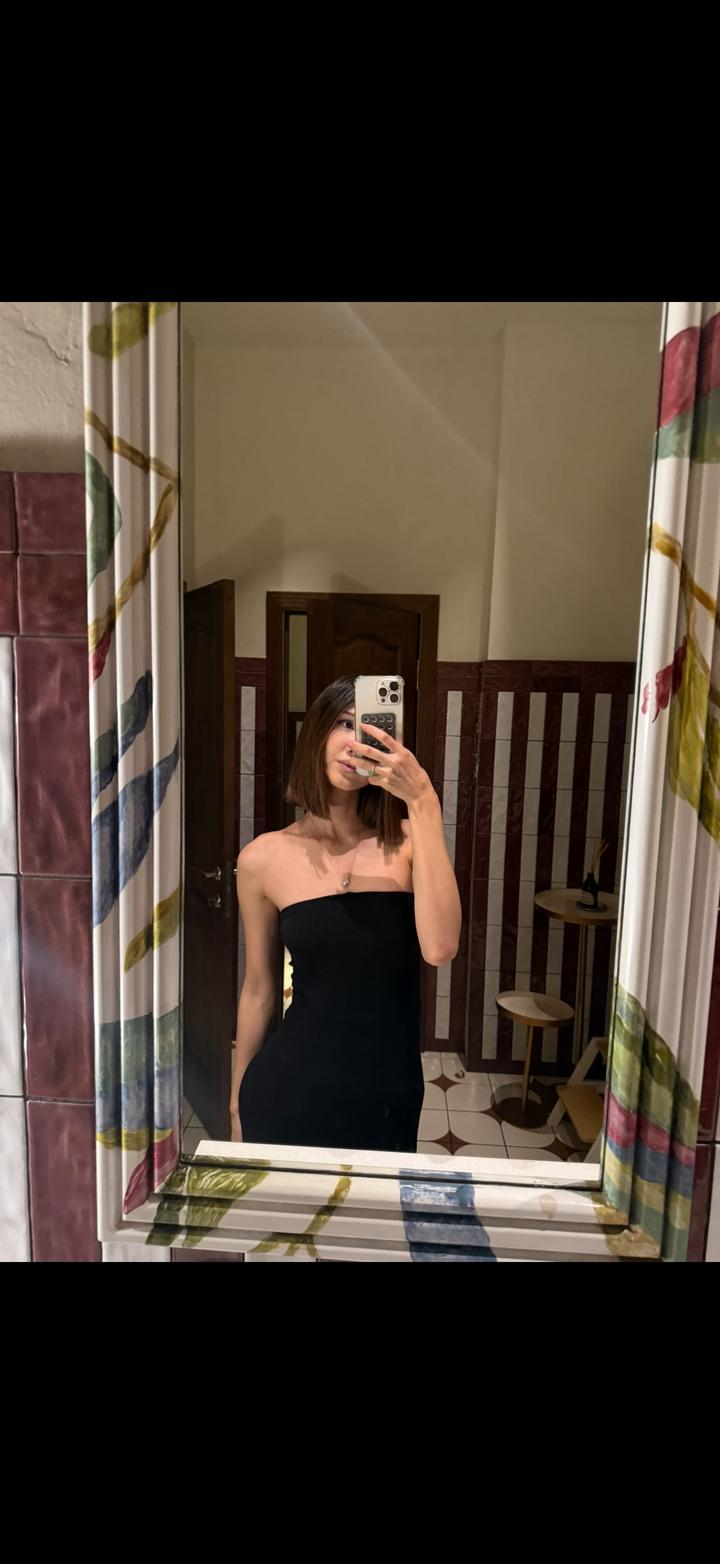 Черное платье. Размер с