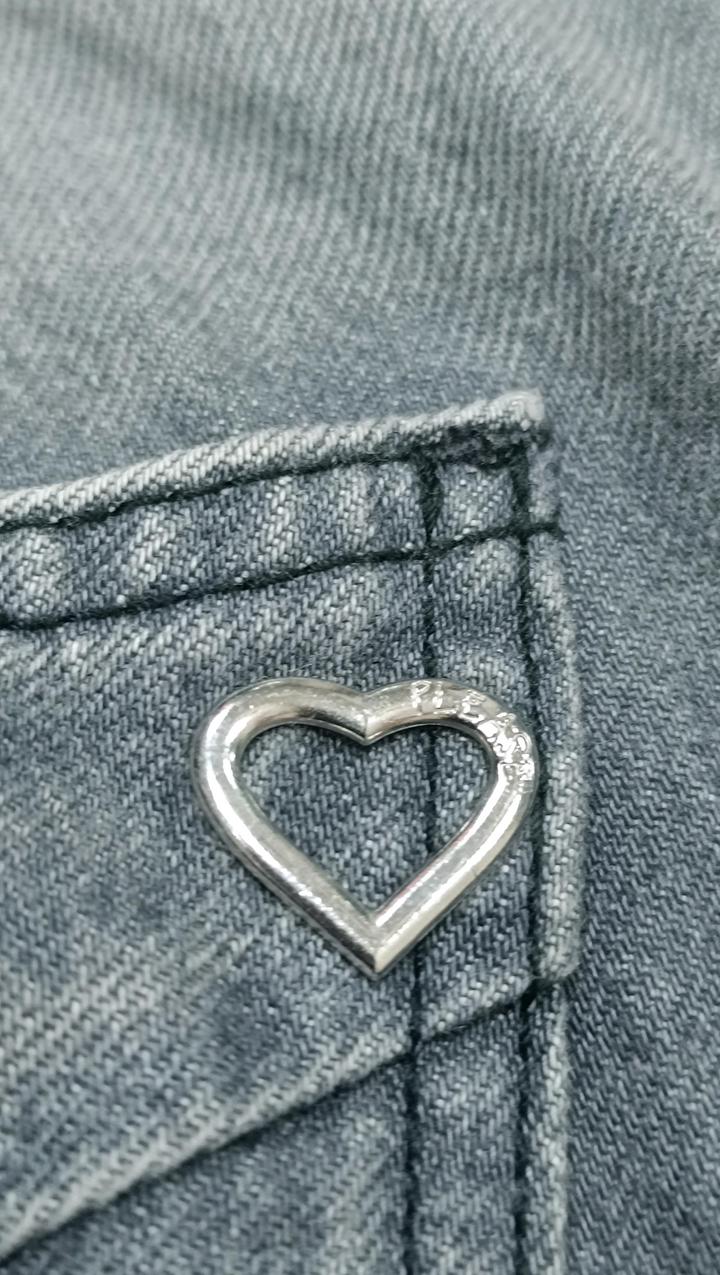 Юбка джинсовая на пуговицах с карманами