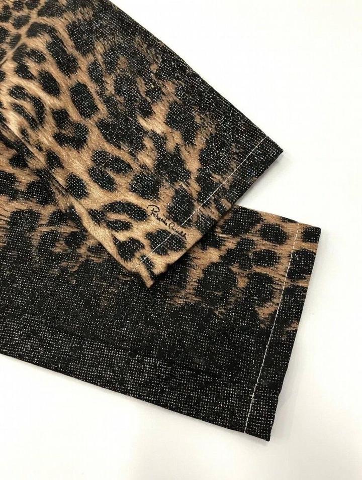 Roberto Cavalli Leopard pants