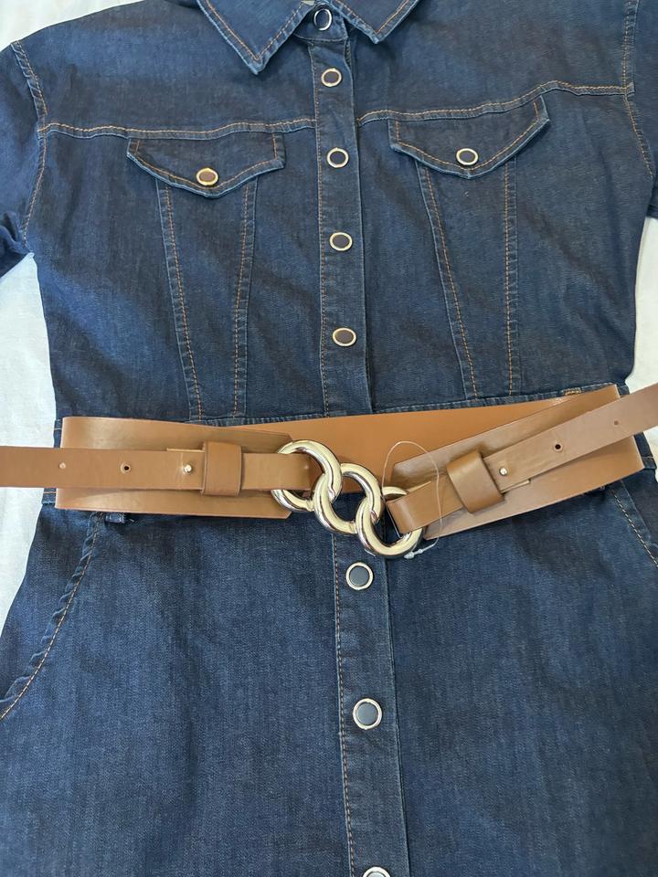 Платье из тонкого джинса