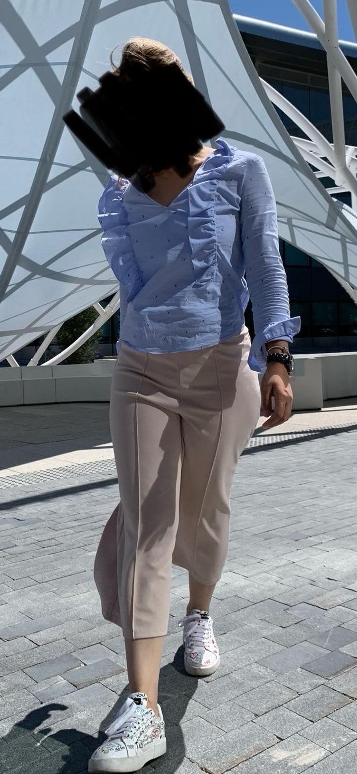 Рубашка голубая Zara