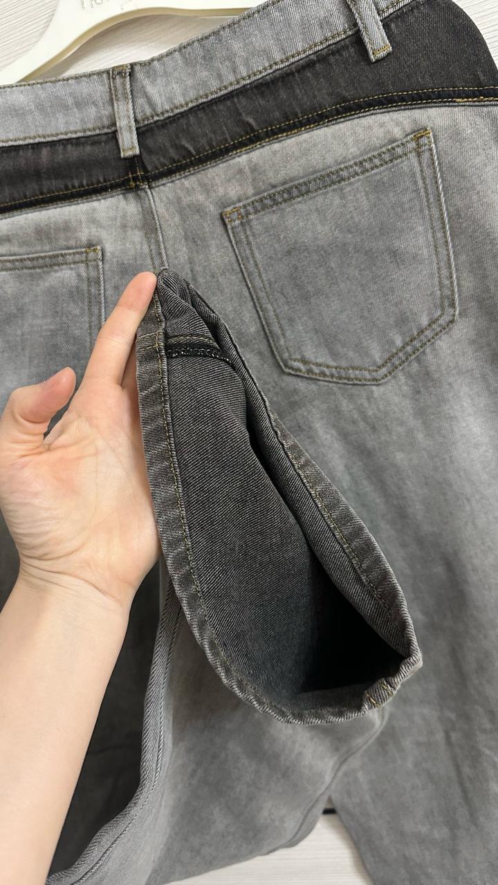 Серые джинсы Корея