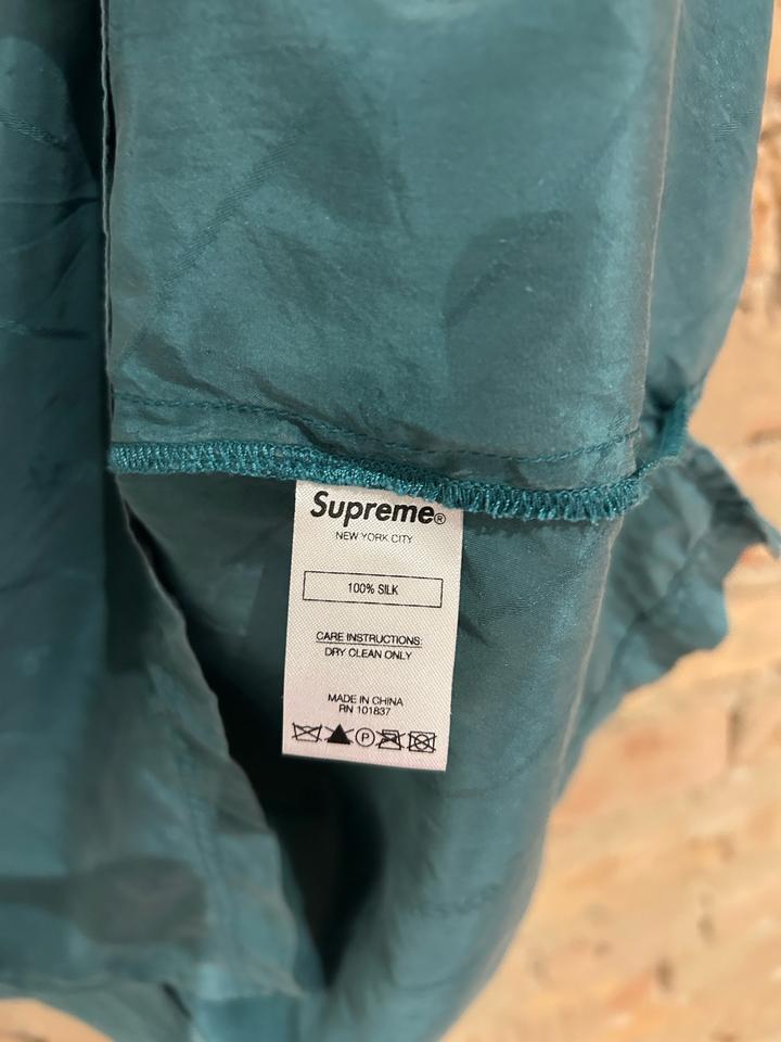 Supreme Jacquard Logo Silk Polo