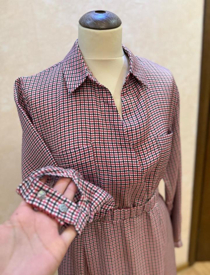 платье в клетку