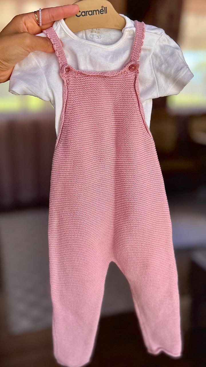 Вязаный комбинезон (ромпер) Zara Kids для девочки🌷