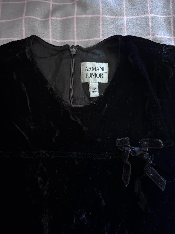 Бархатное платье Armani Junior (оригинал) — премиальная классика