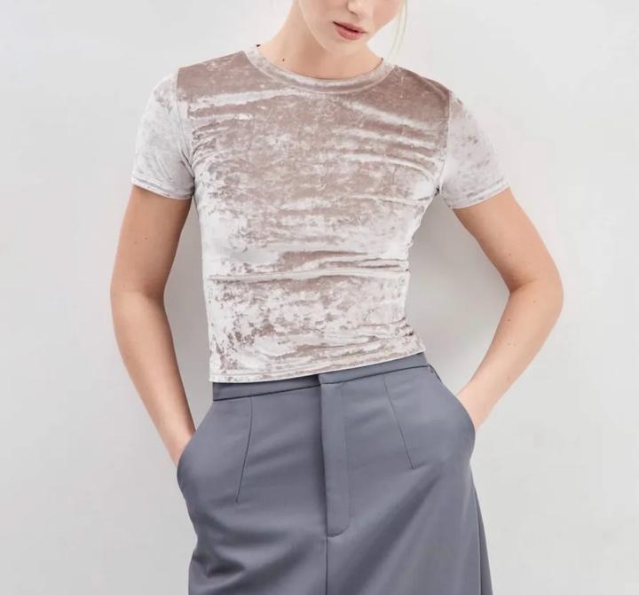 Футболка велюр