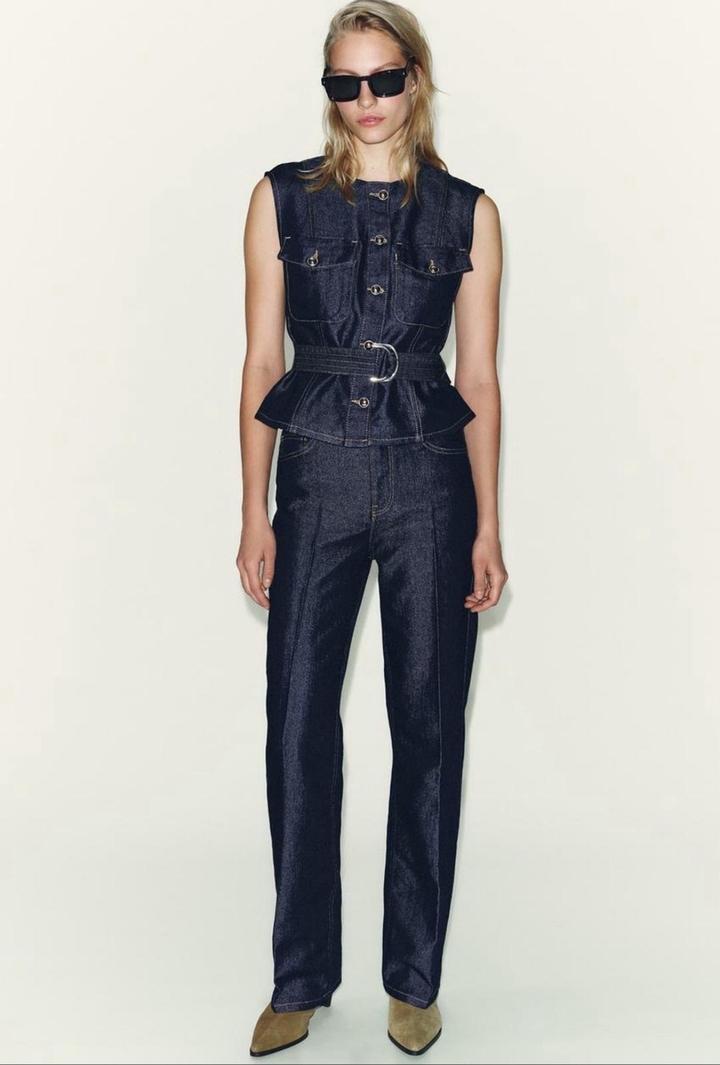 Джинсовый Жилет от Zara