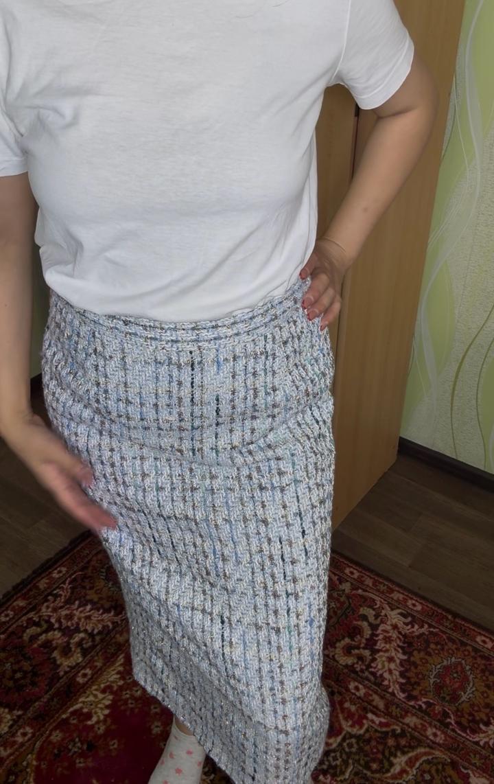 Юбка твид